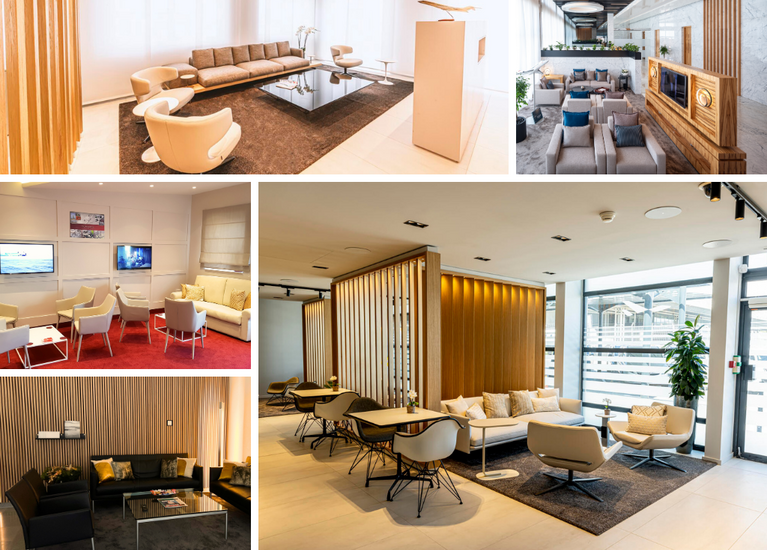 DC Aviation Group VIP Lounges VIP Lounges der Standorte München/Oberpfaffenhofen, Dubai, Malta, Stuttgart und Nizza