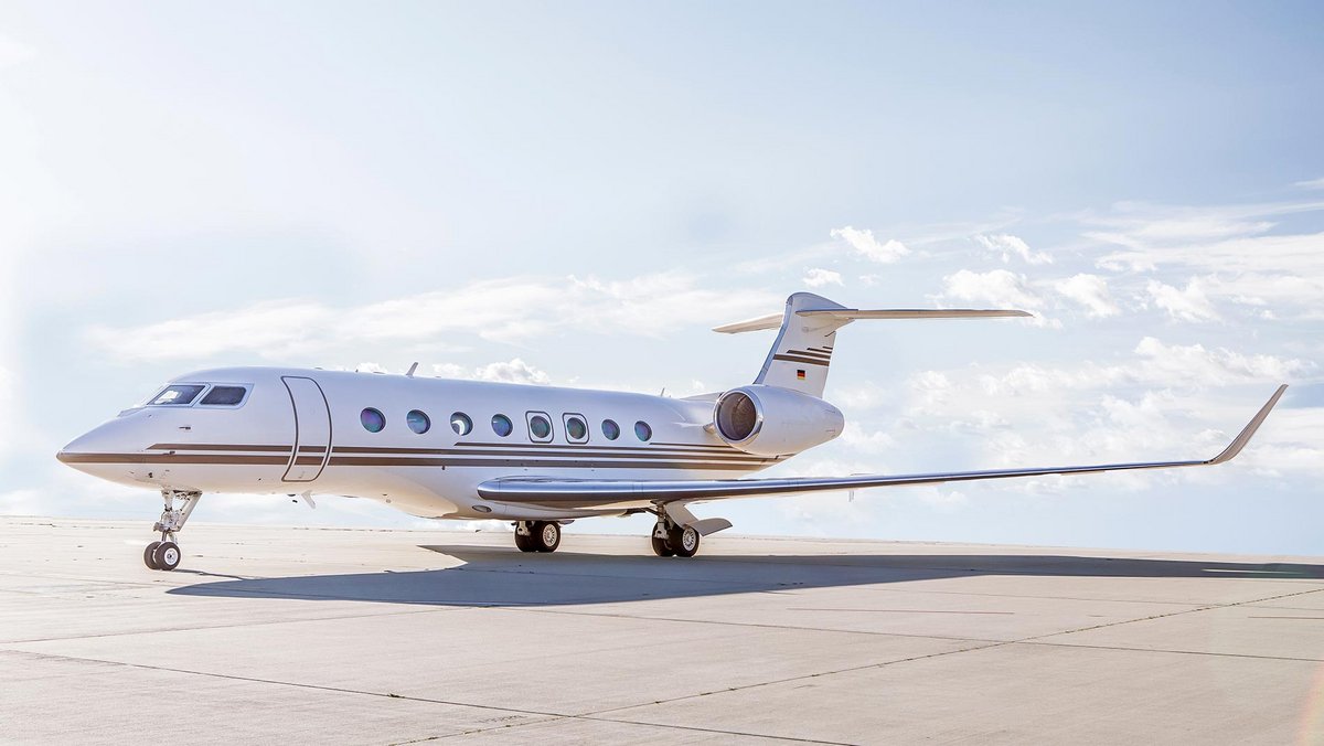 Gulfstream G650 auf dem Boden